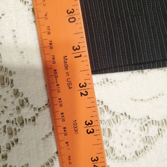 Lane Bryant Black Pin Stripe Dress Pants Trousers Size 18 Regular "The Allie" - Picture 13 of 14